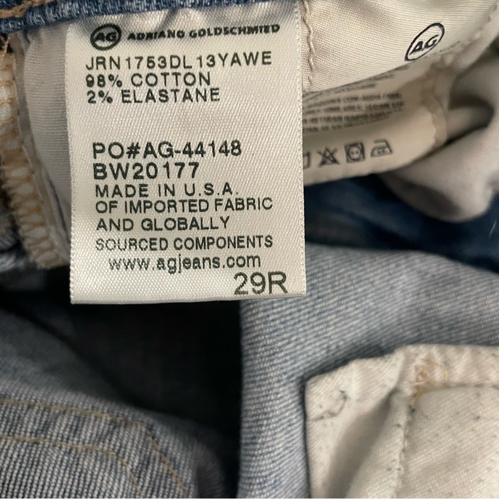 AG Adriano Goldschmied The Isabelle High Rise Straight Leg Jeans - Picture 8 of 8